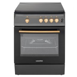 Aragaz NobeLTek NLT 6603NM/G1, gaz, 60 cm, negru mat