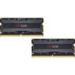 Kit dual memorie RAM Mushkin Redline SODIMM, Capacitate 64GB DDR5 (2x 32 GB), Frecventa 5200, CL - 42, Negru