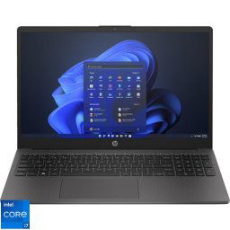 Laptop HP 250 G10, Procesor Intel® Core™ i7-1355U, Display 15.6" Full HD (1920x1080), Memoie RAM 16GB DDR4, Capacitate 512GB SSD,placa video integrata Intel® Iris® Xe Graphics, Windows 11 Pro, Dark ash silver
