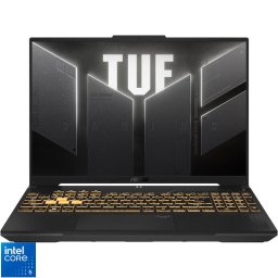 Laptop Gaming ASUS TUF F16 FX607VJ, Procesor Intel® Core™ 5 210H, Display 16'' Full HD+ (1920x1200), WUXGA, IPS, Memorie RAM 32GB DDR4, Capacitate 512GB SSD, Placa video dedicata NVIDIA® GeForce RTX™ 3050 6GB GDDR6, No OS, Mecha Gray (INT Keyboard)