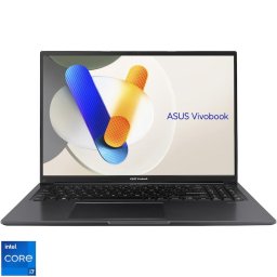 Laptop ASUS Vivobook 16 A1605VA, Procesor Intel® Core™ i7-13620H, Display 16'' WUXGA (1920x1200), IPS, Memorie RAM 16GB DDR4, Capacitate 1TB SSD, Placa video integrata Intel® UHD Graphics, No OS, Indie Black (INT Keyboard)