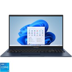 Laptop ASUS Vivobook 15 A1502VA, Procesor Intel® Core™ i5-13420H, Display 15.6'' Full HD (1920x1080), IPS, Memorie RAM 16GB DDR4, Capacitate 512GB SSD, Placa video integrata Intel® UHD Graphics, Windows 11 Home, Quiet Blue (INT Keyboard)