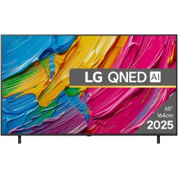 Televizor LG QNED 65QNED80A3A, 164 cm, Smart, 4K Ultra HD, Clasa E (Model 2025), Gri inchis