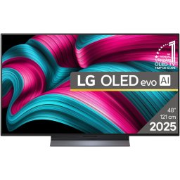 Televizor LG OLED evo 48C52LA, 121 cm, Smart, 4K Ultra HD, 100 Hz, Clasa G (Model 2025), Gri Inchis