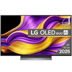 Televizor LG OLED evo 48G53LS, 121 cm, Smart, 4K Ultra HD, 100 Hz, Clasa F (Model 2025), Argintiu