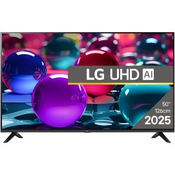 Televizor LG LED 50UA73003LA, 126 cm, Smart, 4K Ultra HD, Clasa G (Model 2025), Negru