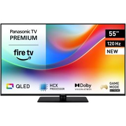 Televizor Panasonic QLED TV-55W85BEZ, 139 cm, Smart, 4K Ultra HD, 100 Hz, Clasa E (Model 2025), Negru