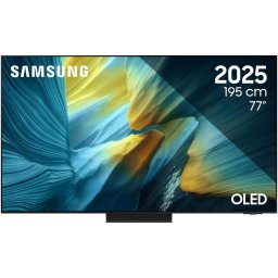 Televizor Samsung OLED 77S95F, 195 cm, Smart, 4K Ultra HD, 100 Hz, Clasa F (Model 2025), Negru