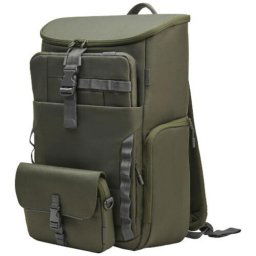 Rucsac modular pentru laptop HP 15.6 inch, design modular 3-in-1 (rucsac, husa, plic), capacitate de 27L, poliester rezistent la apa, 51% plastic reciclat post-consum (61 de sticle), Verde
