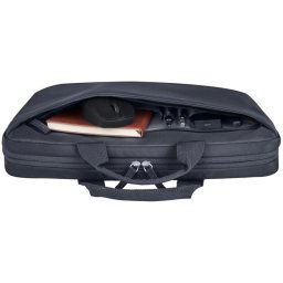 Geanta laptop HP Everyday 14 Odyssey, poliester durabil 600D, 14 inch, rezistent la apa, compartiment captusit pentru laptop, 60% plastic reciclat post-consum, Gri