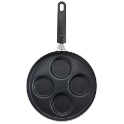 Tigaie pentru clatite Tefal Pancake Time, 25 cm, aluminiu, invelis antiaderent Titanium, baza Diffusion, Negru