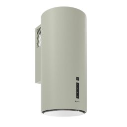Hota cilindrica decorativa de perete Globalo Miraya 39.1 VERDE SALVIE, clasa energetica B, capacitate de absorbtie 660 mc/h, 4 trepte, NCS S3005-G50Y
