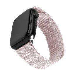 FIXED Nylon Sporty Strap for Apple Watch 38/40/41mm aur roz