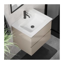 Dulap pentru baie cu chiuvetă KENWOOD 61x52x47 cm Marakesh/alb