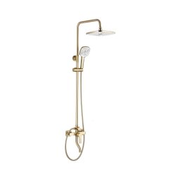 REA-P7841 - Set de duș ARGUS cu baterie, finisaj auriu periat