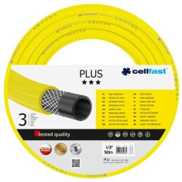 furtun pentru gradina cellfast plus cu 3 straturi, 1 2 , armat, 50m, protectie uv
