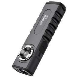 lanterna multifunctionala led superfire g20, laser, 500 lumeni, acumulator 2000mah, incarcare usb-c