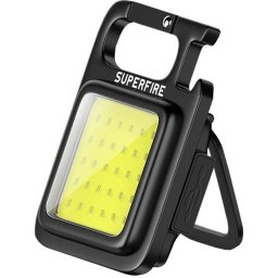 lanterna de buzunar tip breloc superfire mx16, 600lm, 500mah, usb c