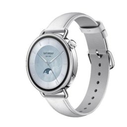 Smartwatch Watch S4 41mm Leather Strap White