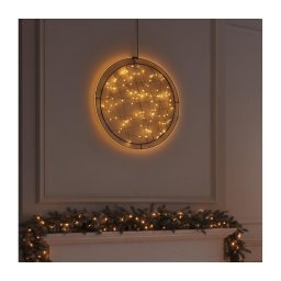 Brilagi - Decorațiune de Crăciun LED pentru exterior, inel 46 cm, LED/2,6W/230V IP44