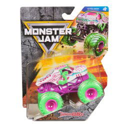 MONSTER JAM NITRO NEON MASINUTA METALICA THUNDERROARUS SCARA 1 LA 64 SuperHeroes ToysZone