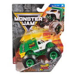 MONSTER JAM ON THE JOB MASINUTA METALICA CRUSH CYCLE SCARA 1 LA 64 SuperHeroes ToysZone