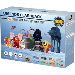 Consola Retro Atari Flashback Legends, HDMI, 100 jocuri, Negru
