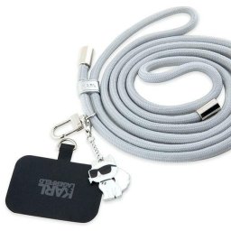 Snur universal telefon Karl Lagerfeld Choupette Grey, accesoriu premium cu design elegant