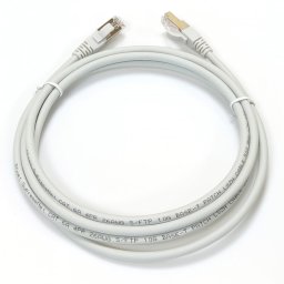 PATCH CORD S/FTP SPACER Cat6, cupru-aluminiu, 5 m, alb, AWG26, "SPPC-SFTP-CAT6-5M" (timbru verde 0.18 lei)