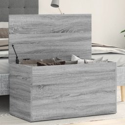 Gossi cufar de depozitare, gri sonoma, 84x42x46 cm, lemn compozit