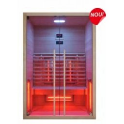 Sauna infrarosu Sanotechnik Ruby 2 lemn canadian 120x100xH195 cm cromoterapie -F20120