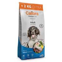 Calibra Dog Premium Line Adult, 12 kg + 2 kg extra