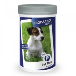 Supliment alimentar pentru caini, Pet Phos Croissance Ca/P=2 500 tablete