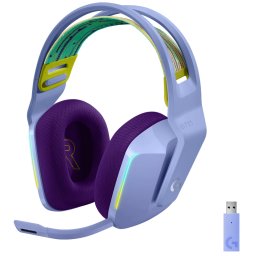 LOGITECH G733 Lightspeed căști gaming wireless RGB mov