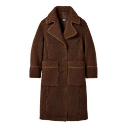 UGG Palton Sema Uggfluff Coat 1171458 00K2 deep nutmeg