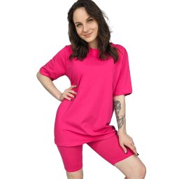 Pri Set of cotton t-shirt oversize shirt short leggings SPIREL