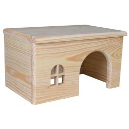 Casuta Pentru Hamsteri Degu, Lemn, 28x16x18 cm, 61262