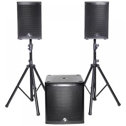 KIT SUBWOOFER 15"/38CM + 2 SATELITI 10"/25CM 800W RMS