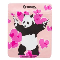 G-Rollz Pungi ziplock anti-miros UV Banksy Panda 100×125mm x1