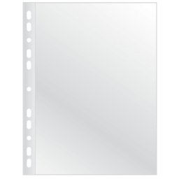 Folie protectie pentru documente, 100 microni, 100folii/set, Q-Connect - cristal