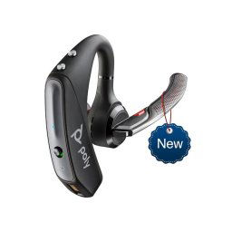 Poly Voyager 5200 Wireless Headset,Single-Ear W/Noise-Canceling Mic,Lightweight Only 20G,Connect to Mobile/Tablet Via Bluetooth,Sweatproof,Up to 7 Hours Talk Time,
