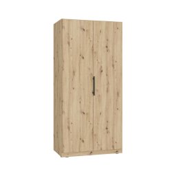 Dulap garderobă MARO 100 x 213 cm, stejar Artisan