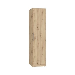Dulap pentru haine MARO, 51 x 213 cm, finisaj stejar Artisan