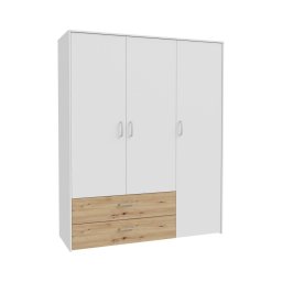 Dulap URO 152x190 cm stejar artisan/alb