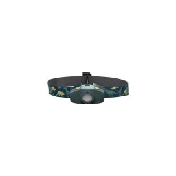 Ledlenser KIDLED2 DINO - Lampă frontală LED pentru copii, cu reglare a intensității, 1xAAA, IPX4, 40 lm, 20 h, verde