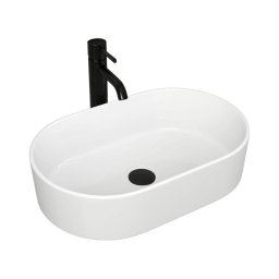 REA-U0600 - Lavoar pentru blat ALMA 36x57 cm ceramică/alb lucios
