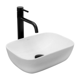REA-U5667 - Lavoar pentru blat BELINDA MINI 25x36 cm ceramică/alb lucios