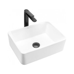 REA-U0952 - Lavoar pentru blat ANITA MINI 31x41 cm, ceramică, alb lucios