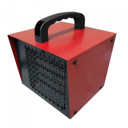 Aeroterma ELITE EIH-1395, 3000W, 25 m², 310 m³/h, Functie de racire, Termostat reglabil, PTC, Rosu