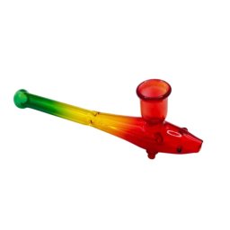 Pipa sticla Kawuum Rasta Fish 14cm